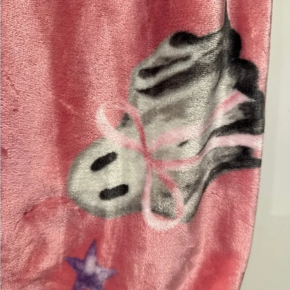 Halloween Pink bow Ghost blanket